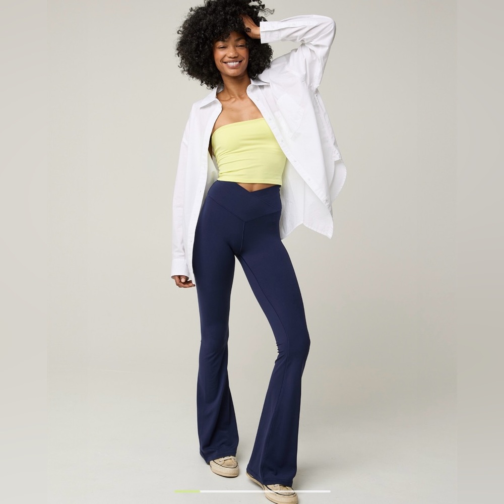 OFFLINE By Aerie Real Me High Waisted Crossover Flare Legging